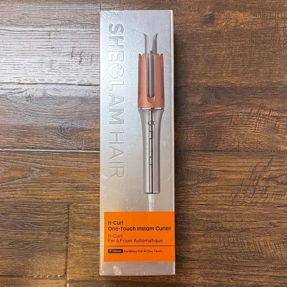 SHEGLAM It-Curl One-Touch Instant Curler - Silver and Orange